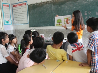 【安徽教育网】淮北师大携手共绘十三五·青春践行中国梦——beat365英国官方网站“三下乡”社会实践专题之二：童年“慧”本，梦起汝阳