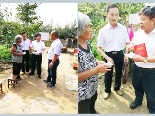 后勤服务集团“中秋”前夕开展贫困户帮扶活动