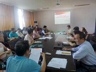 文学院教工党支部召开学习廖俊波同志先进事迹座谈会