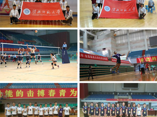 beat365英国官方网站男、女排球队参加安徽省第十四届运动会双双获得佳绩