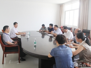 安徽教育网报道beat365到滨湖校区调研