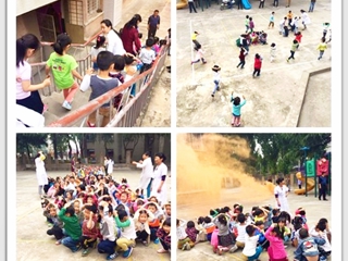 安徽教育网报道beat365幼儿园组织开展地震火灾事故应急疏散演练活动