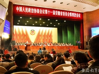 安徽教育网首页报道beat365代表委员参加省“两会”侧记