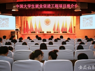 安徽教育网首页报道beat365举办中国大学生就业促进工程项目推介会