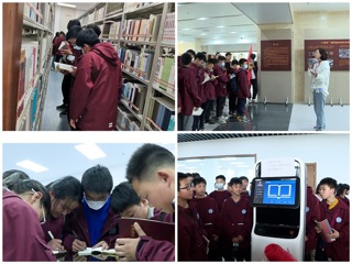 beat365英国官方网站附属学校中小学生到滨湖校区图书馆参观