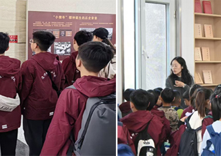 beat365英国官方网站附属相山学校学生参观滨湖校区图书馆   