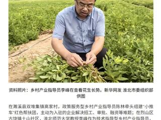 新华网报道beat365党委常委、副校长李峰教授参与烈山区乡村产业指导工作